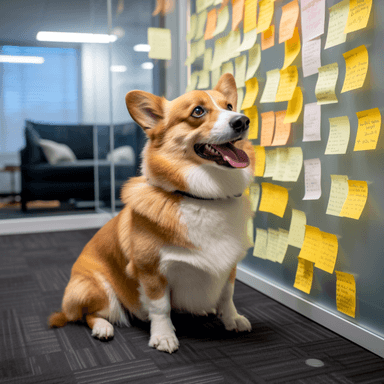 A light tan Welsh Corgi